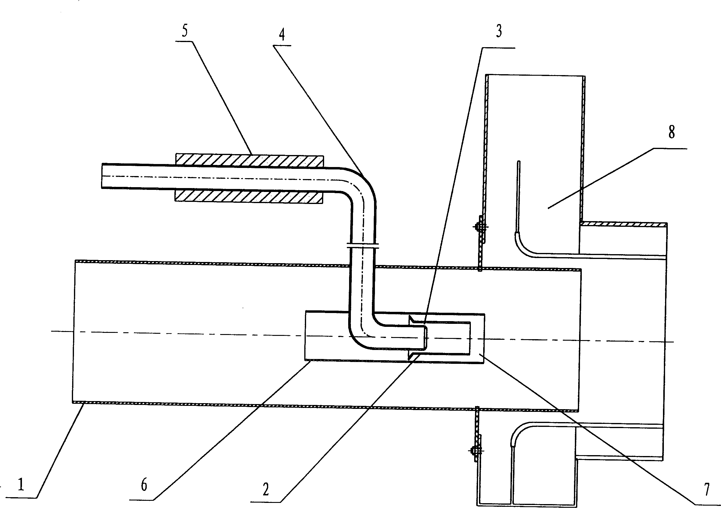 High-temp oxygen-enriched air fire lighting method for coal powder boiler and device thereof
