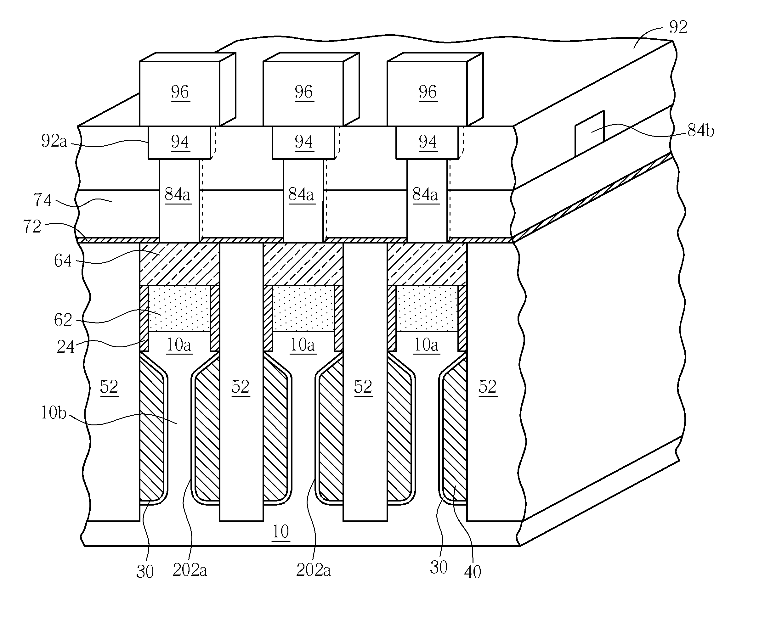 Dram cell with double-gate fin-fet, dram cell array and fabrication method thereof