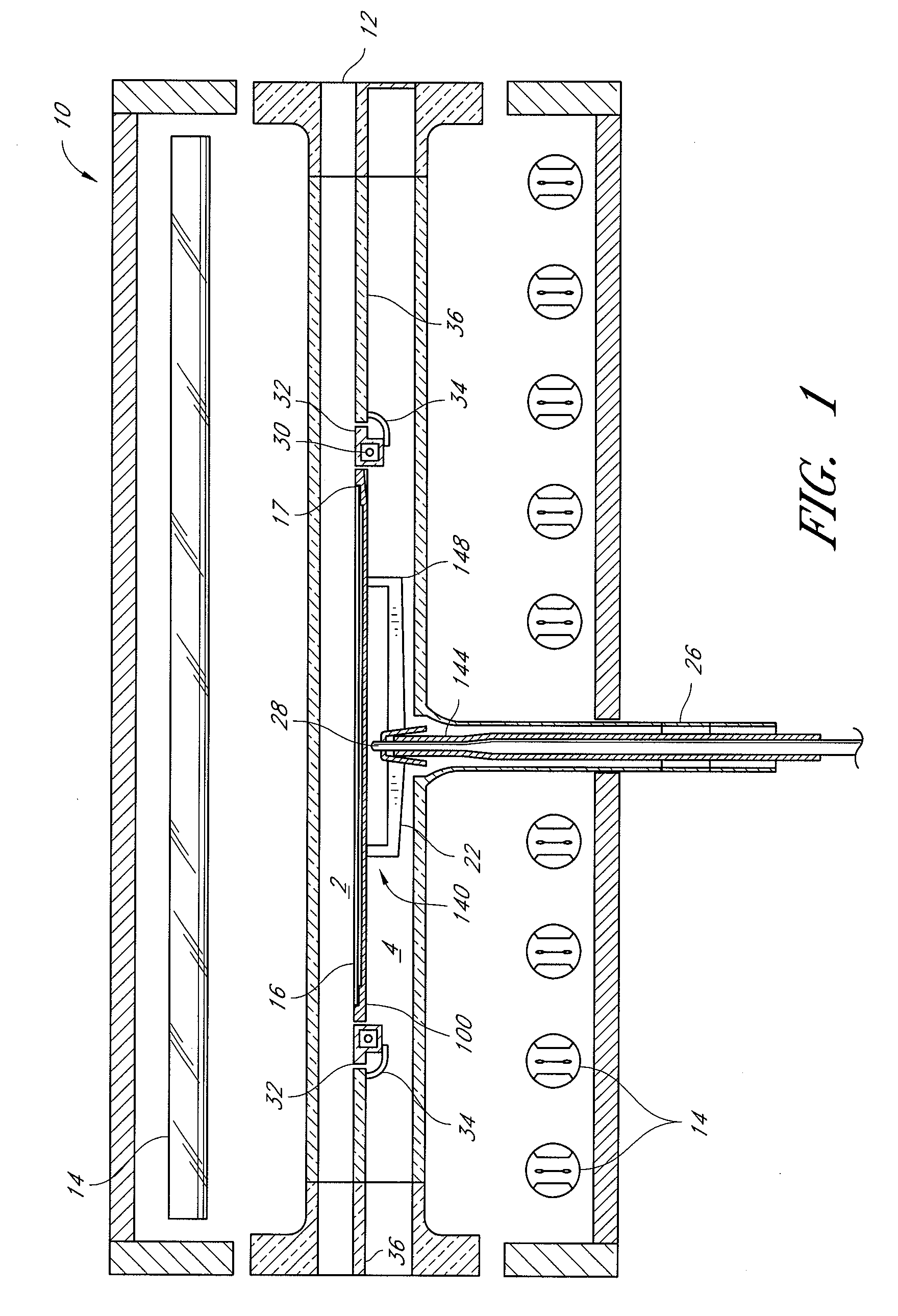 Porous substrate holder with thinned portions