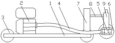 An adjustable rail derusting machine