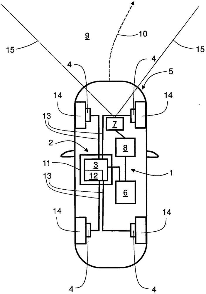 Safety stoppage device and method for safety stoppage of an autonomous vehicle