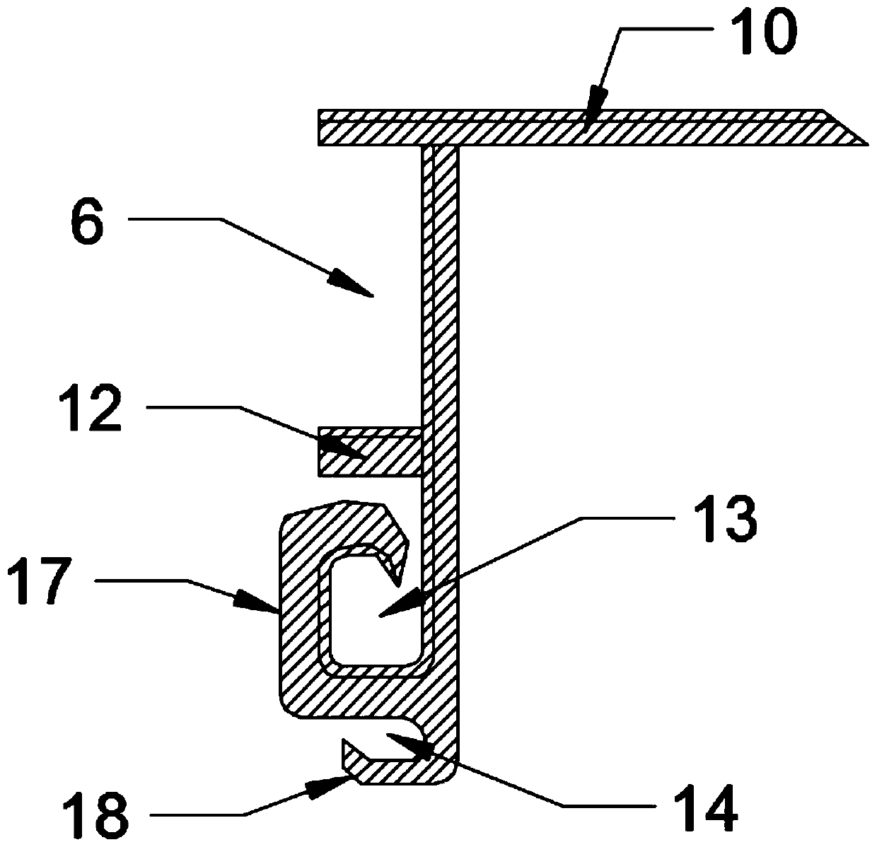 A waterproof connection structure for building deformation joints