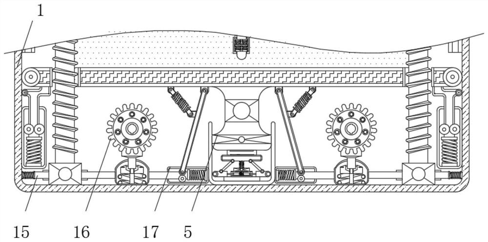 Energy-saving face recognition device with automatic height adjustment function