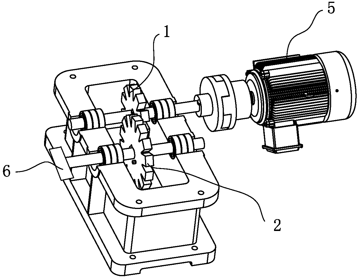 Magnetic attraction gear transmission mechanism design method