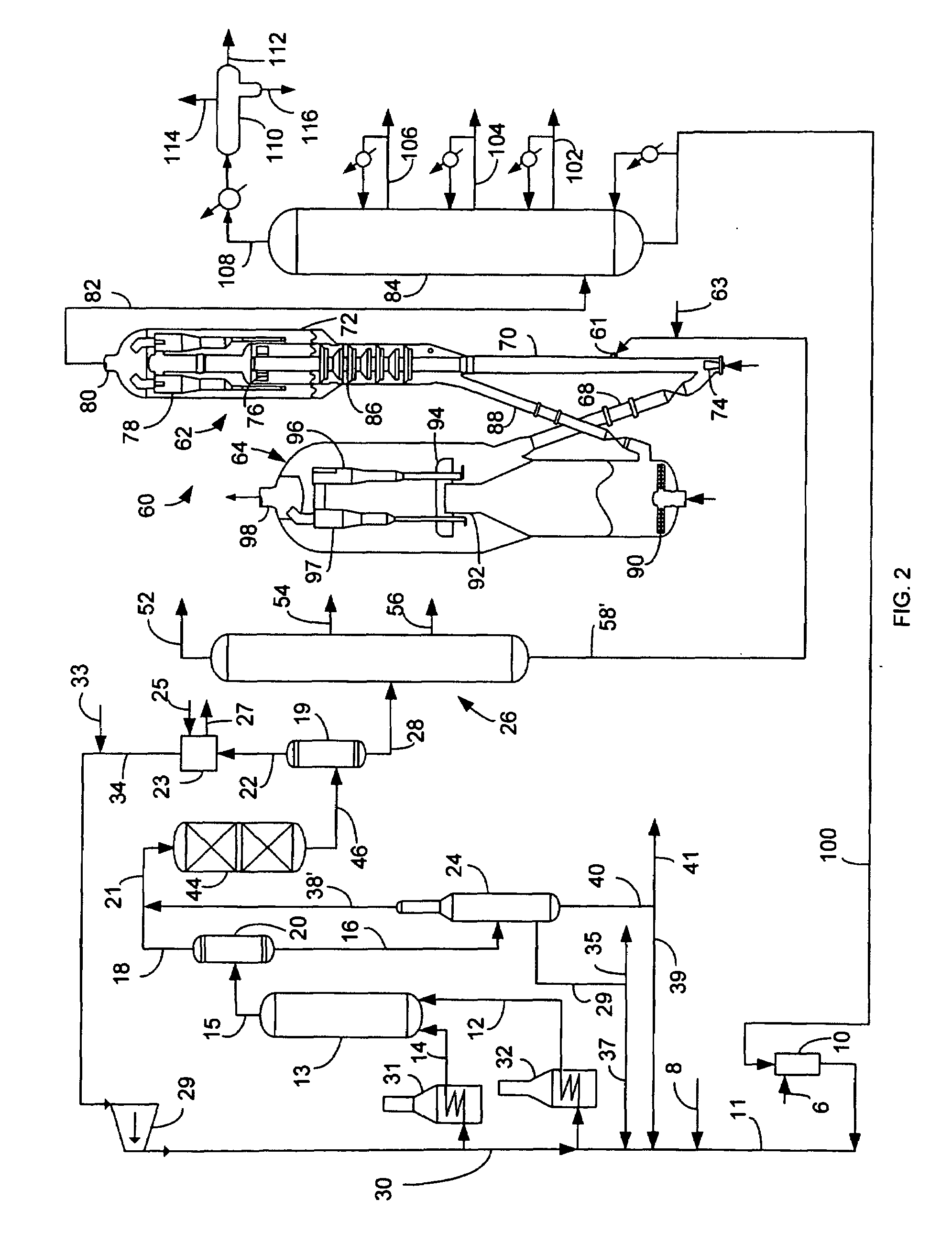 Process and Apparatus for Integrated Heavy Oil Upgrading