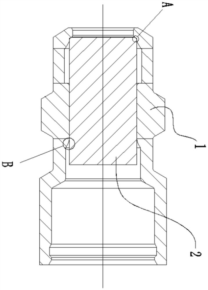 Double-cone sealing structure