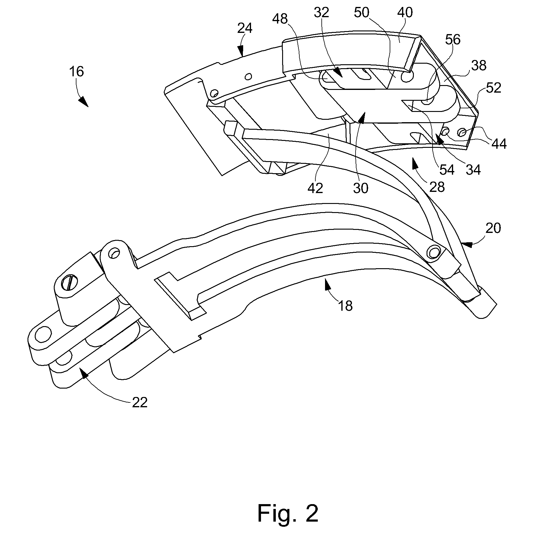 Device for setting the length of a bracelet, bracelet provided with such a device and watch fitted with such a bracelet