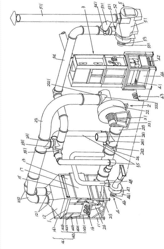 Airflow filling type automotive interior preforming machine