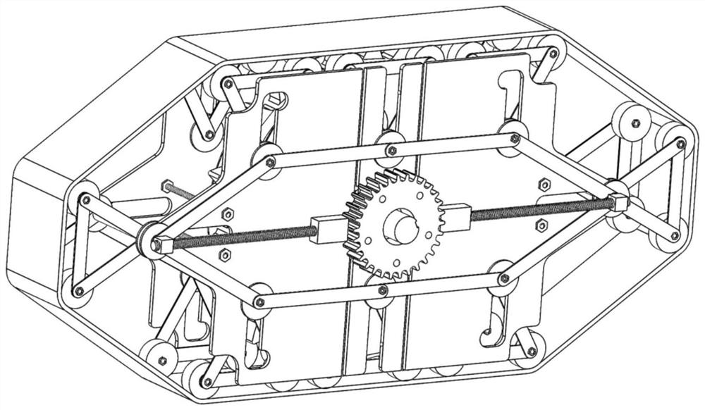 Deformable wheel-track composite walking mechanism