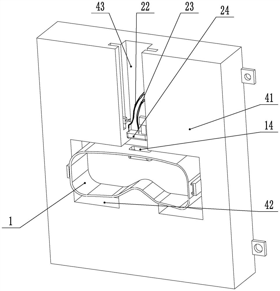 A set of defogging goggles for level three protection