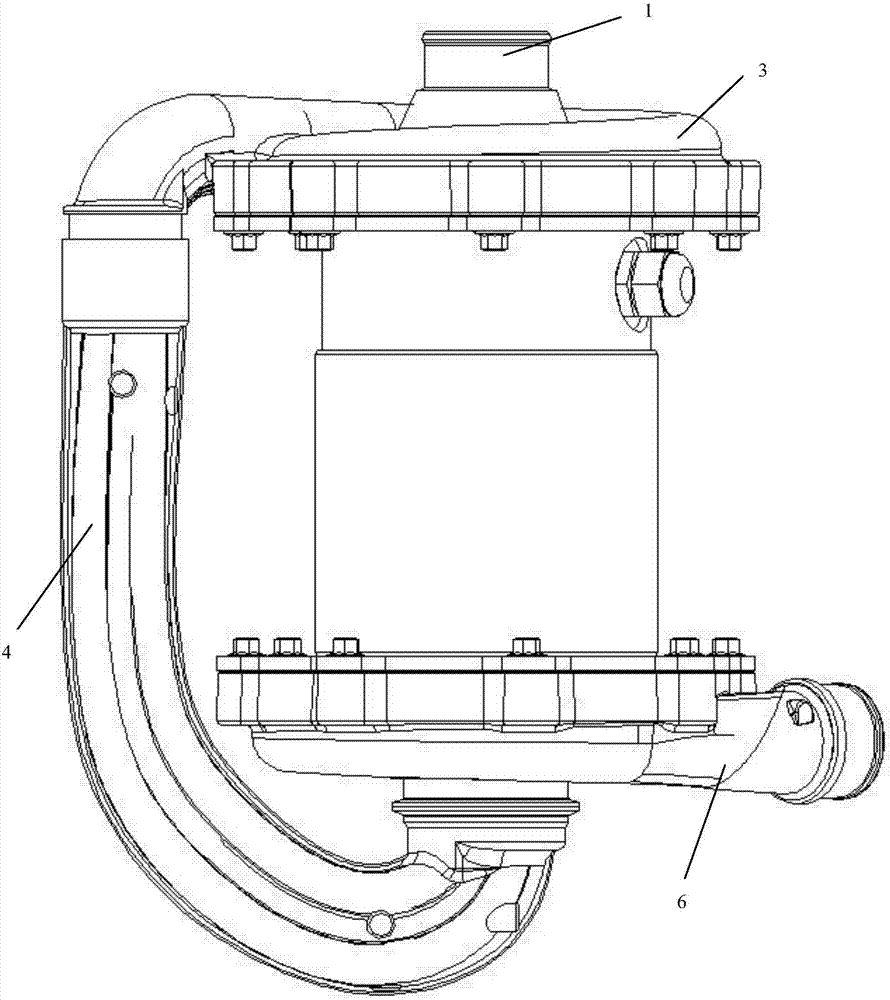Double-stage-supercharging air compressor system of fuel cell vehicle