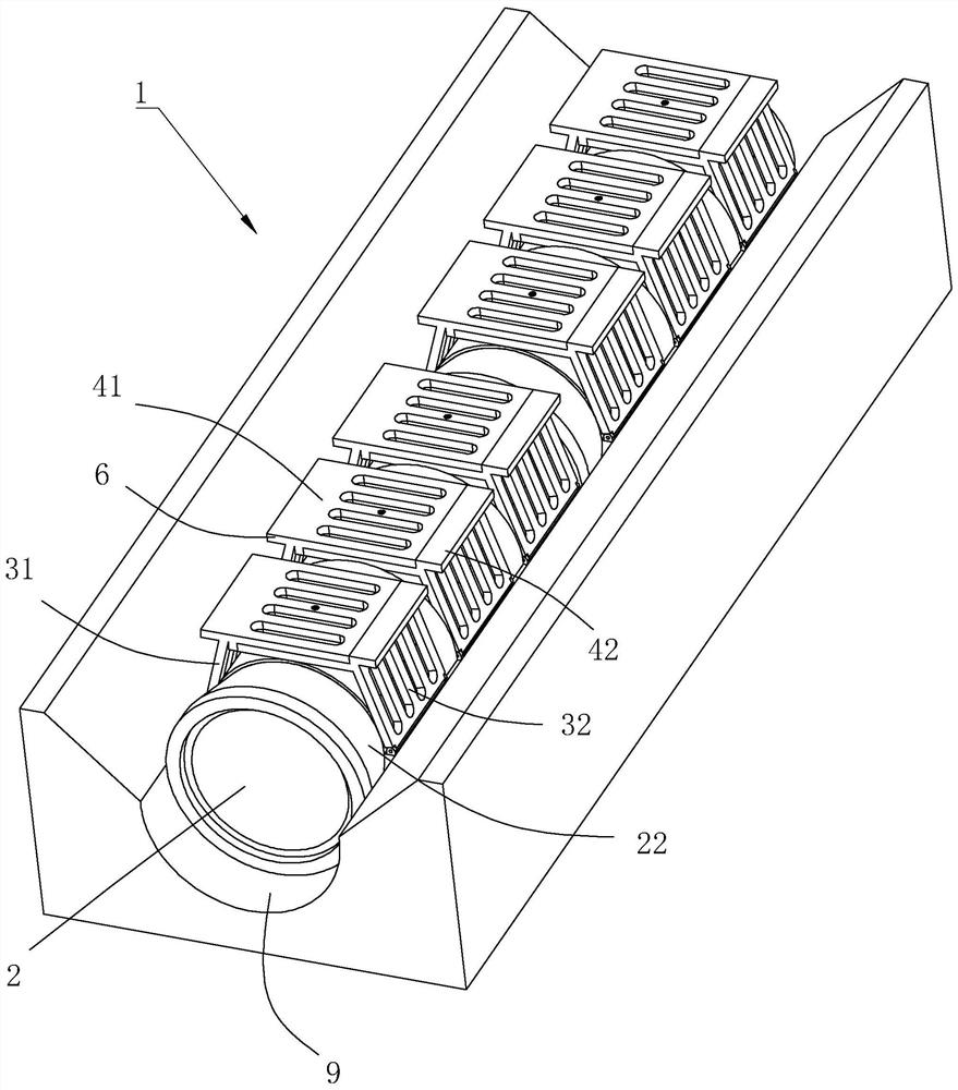 A municipal rainwater pipeline assembly module and construction method