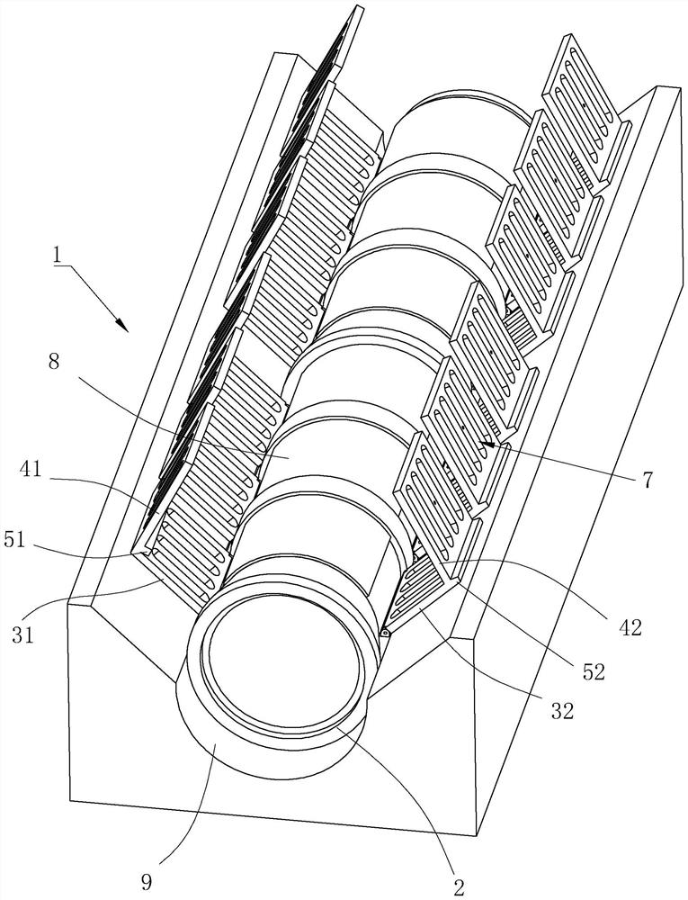 A municipal rainwater pipeline assembly module and construction method