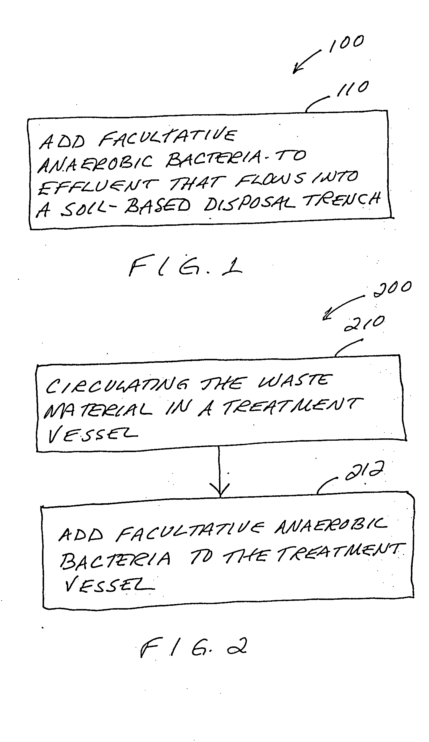 Method for recovering a disposal trench with a biomat slime, and method for operating a waste treatment vessel