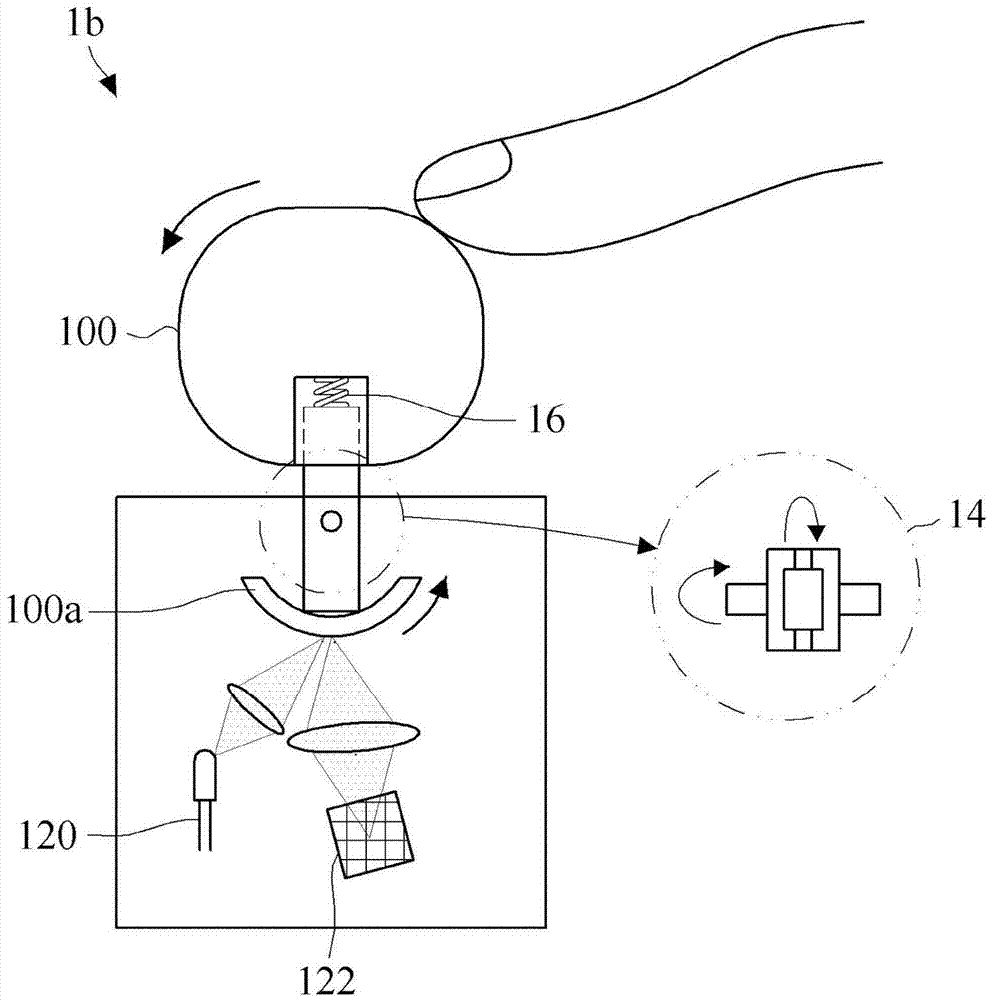 Direction input device and method for operating user interface using same