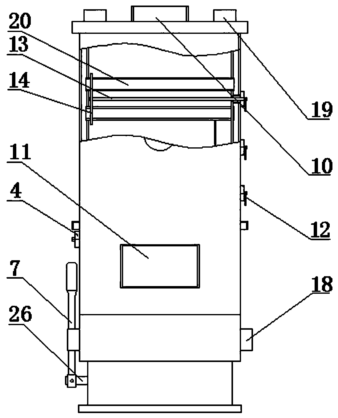 Multifunctional energy-saving biomass semi-gasification furnace capable of preventing ash accumulation