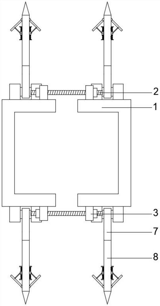 Foundation pile hole reinforcement device for building construction with double reinforcement effect
