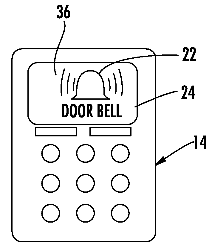 Assistive listening system with display and selective visual indicators for sound sources