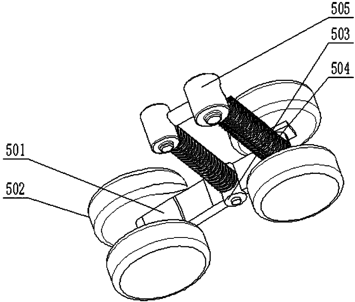 Aircraft landing gear utilizing spring buckles