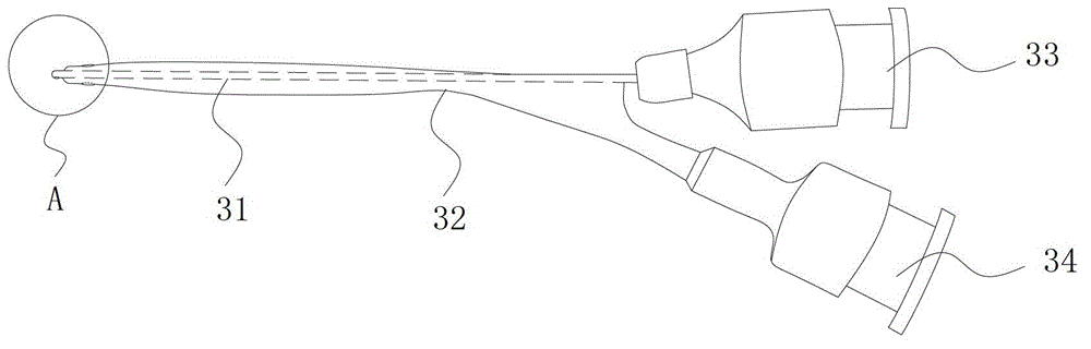 Combined device for carrying out cataract surgery