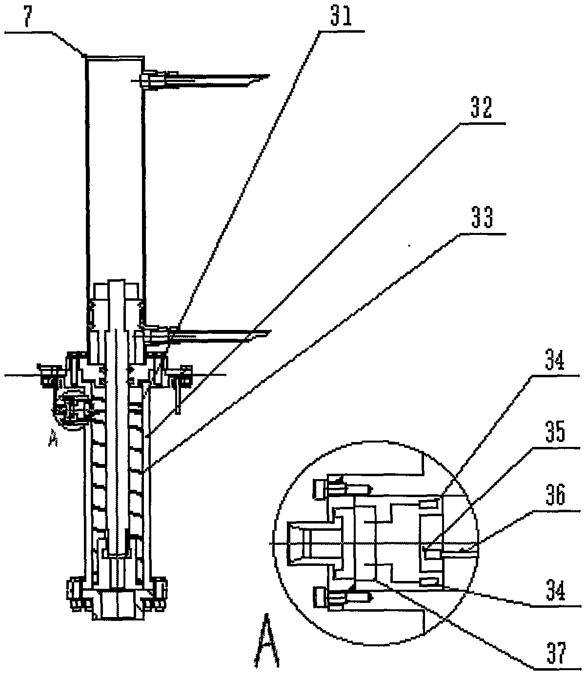 Emergency turn-off device of electrohydraulic valve
