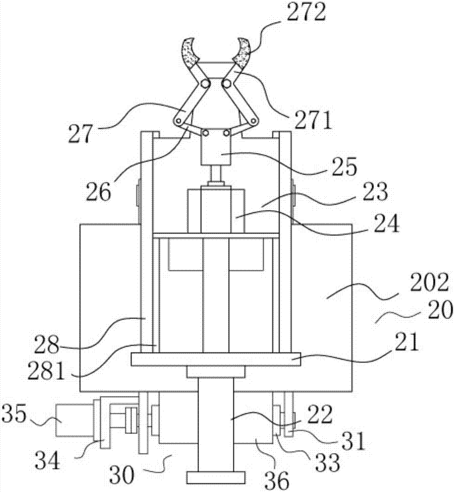 A clamping and retrieving mechanism for ceramic products