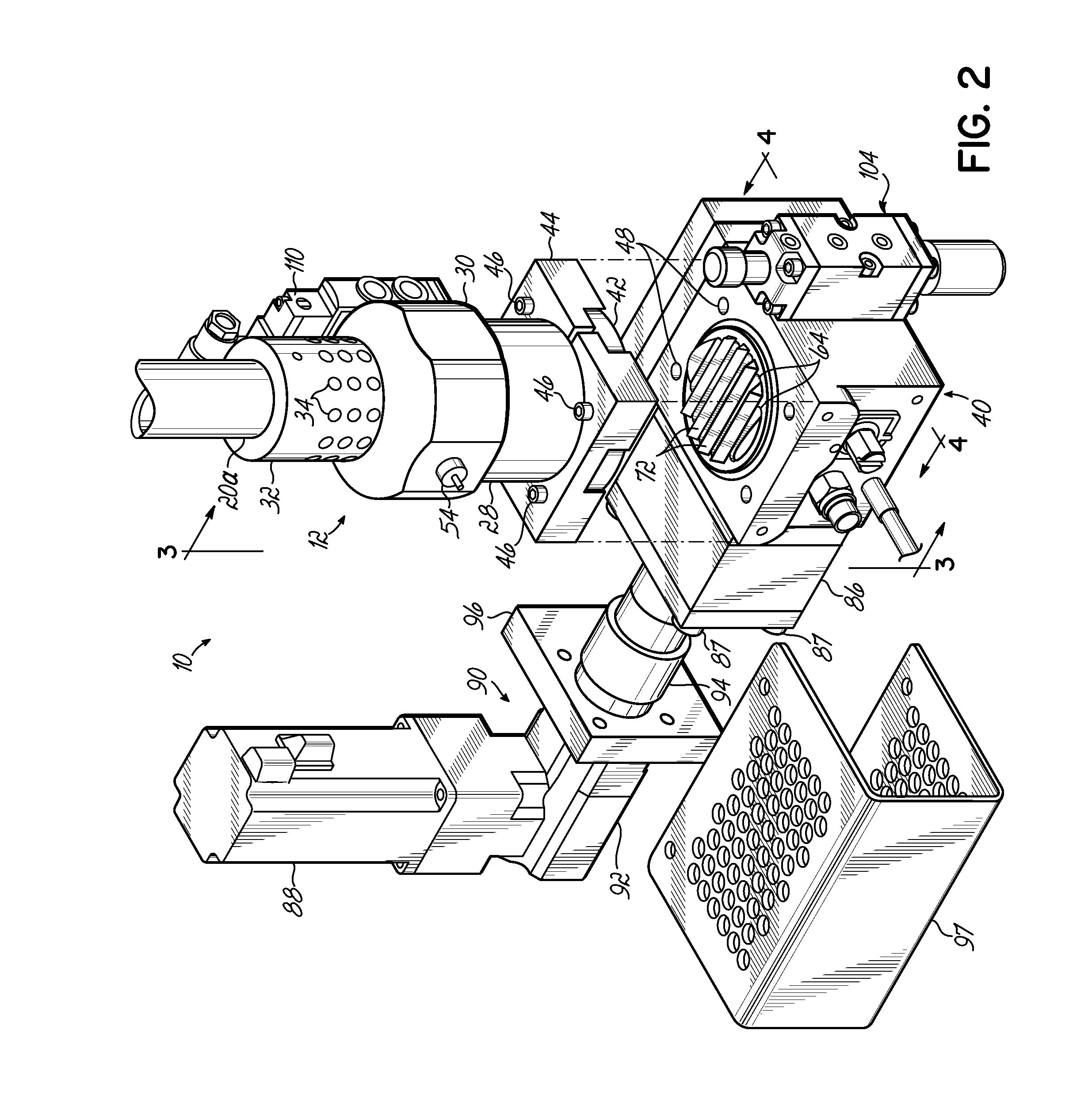 Apparatus and method for melting and dispensing thermoplastic material