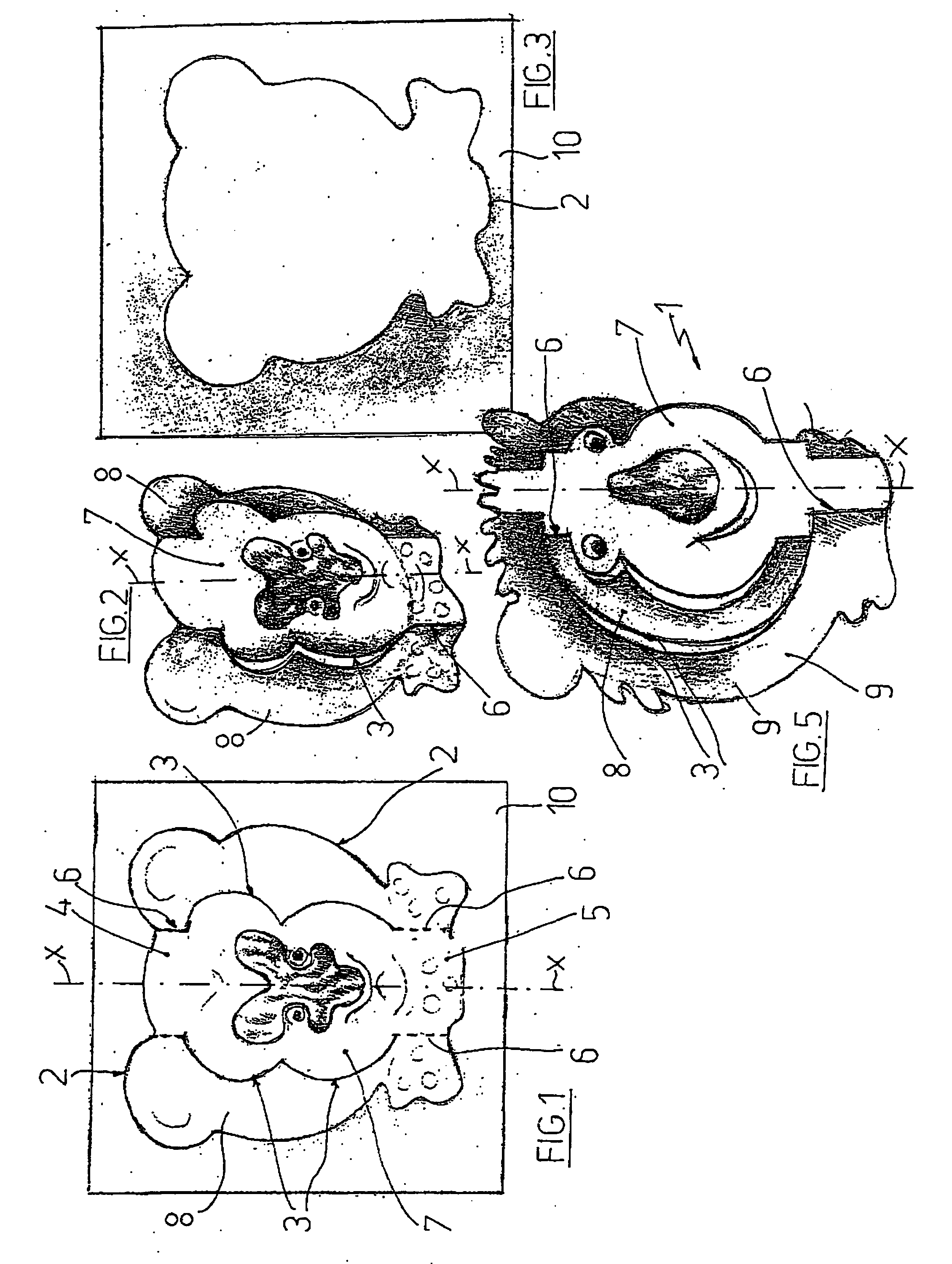 Structure and composition for a mask and its container