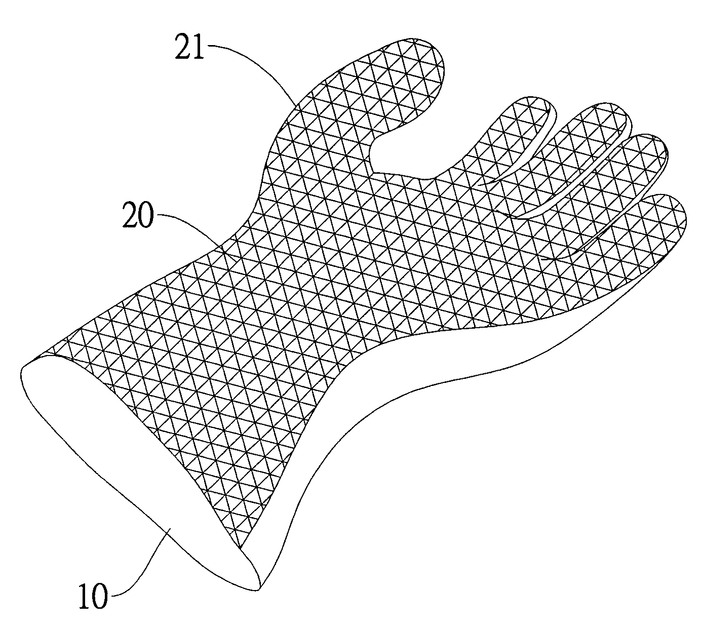 Method for manufacturing an industrial glove