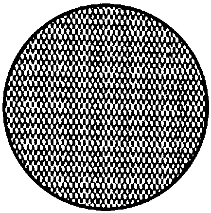 Metal mesh for water curtain wall and water flow control method