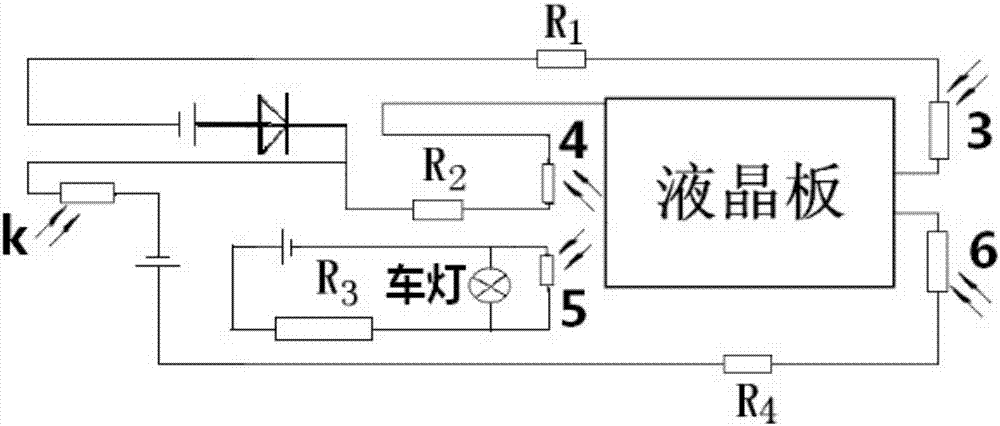 An automatic response day and night anti-glare device