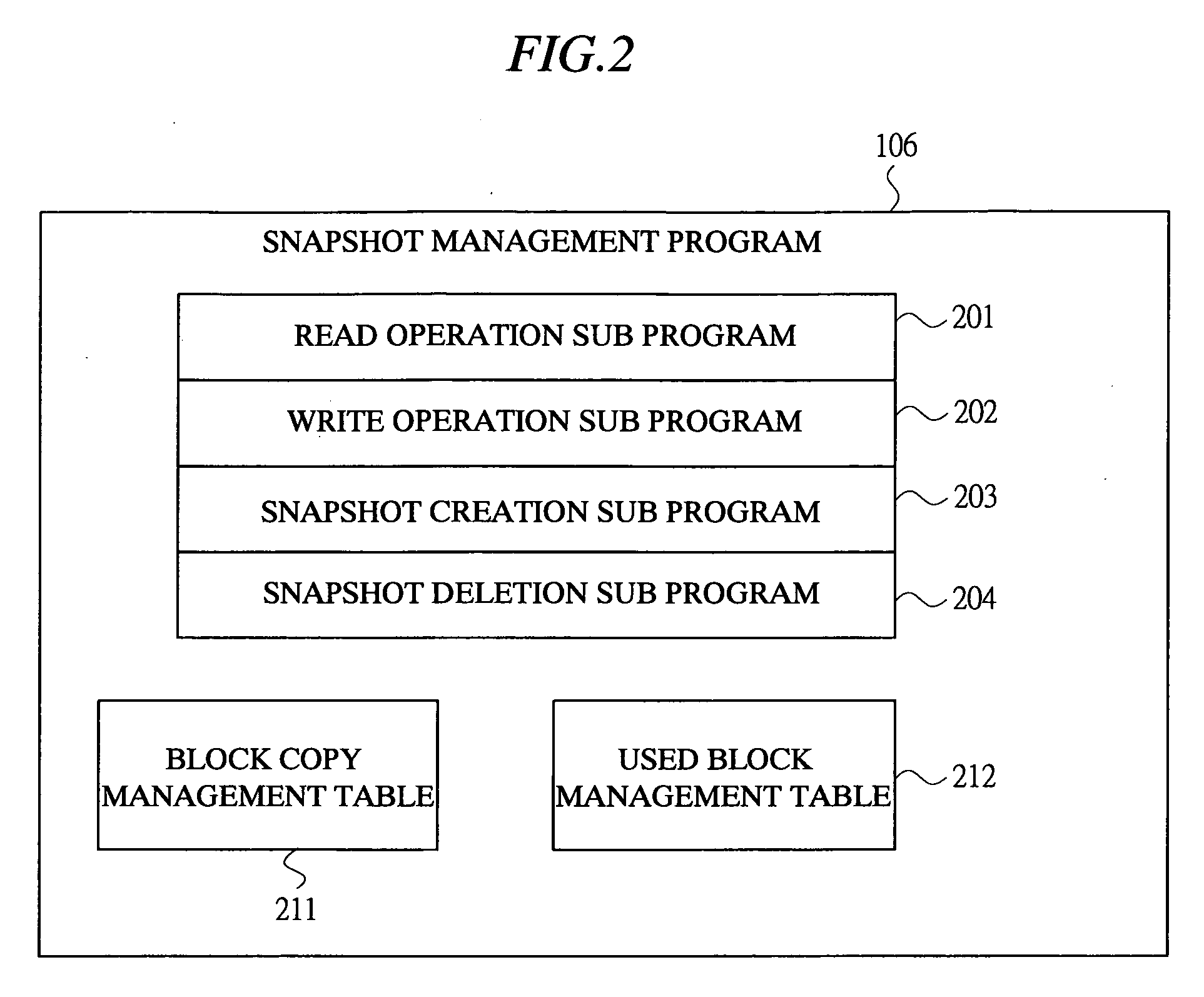 Method for keeping snapshot image in a storage system
