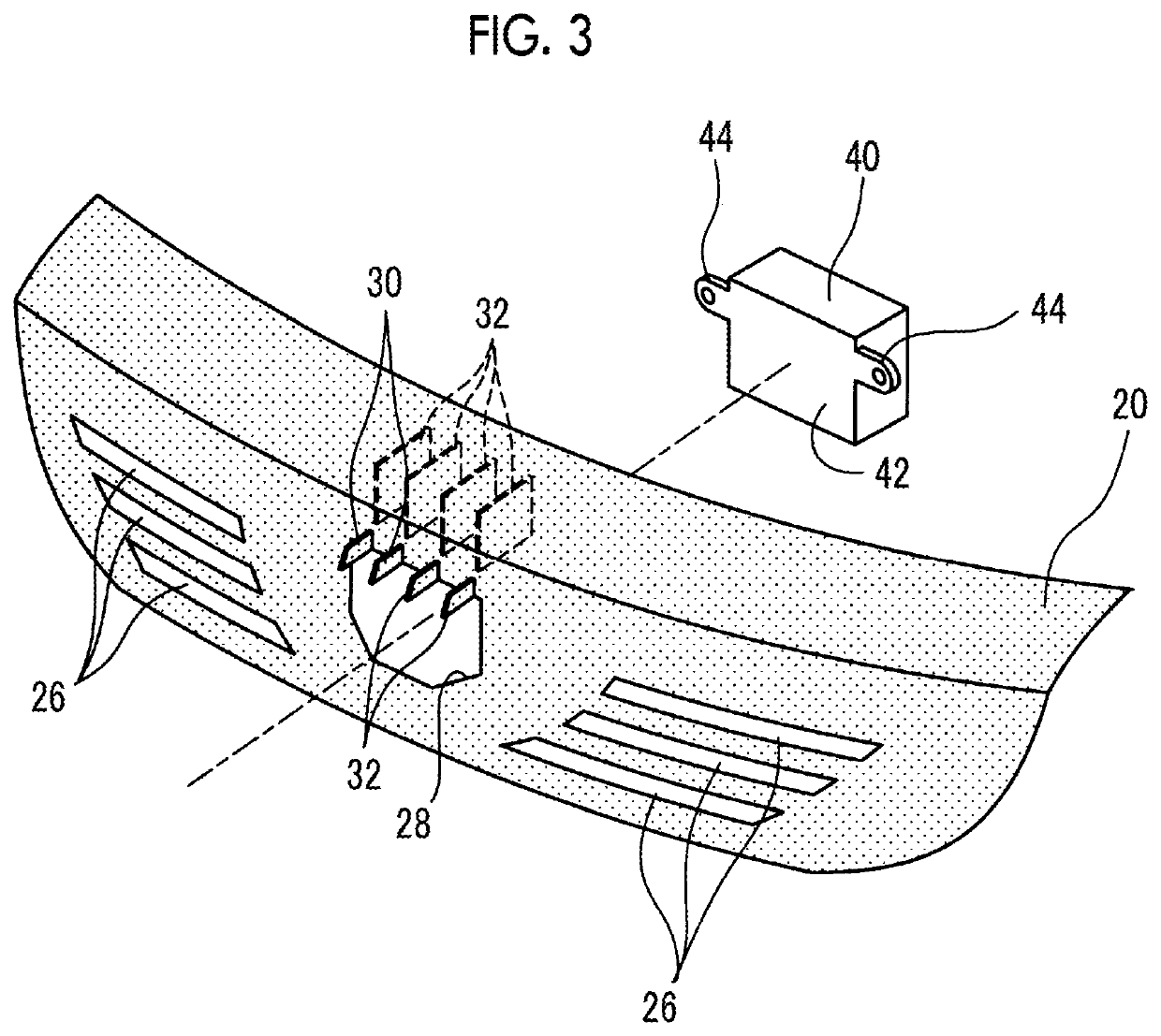 Vehicle front portion structure