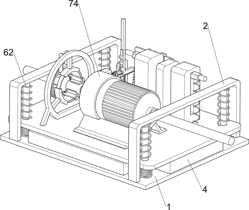 Energy-saving buffer device for new energy automobile