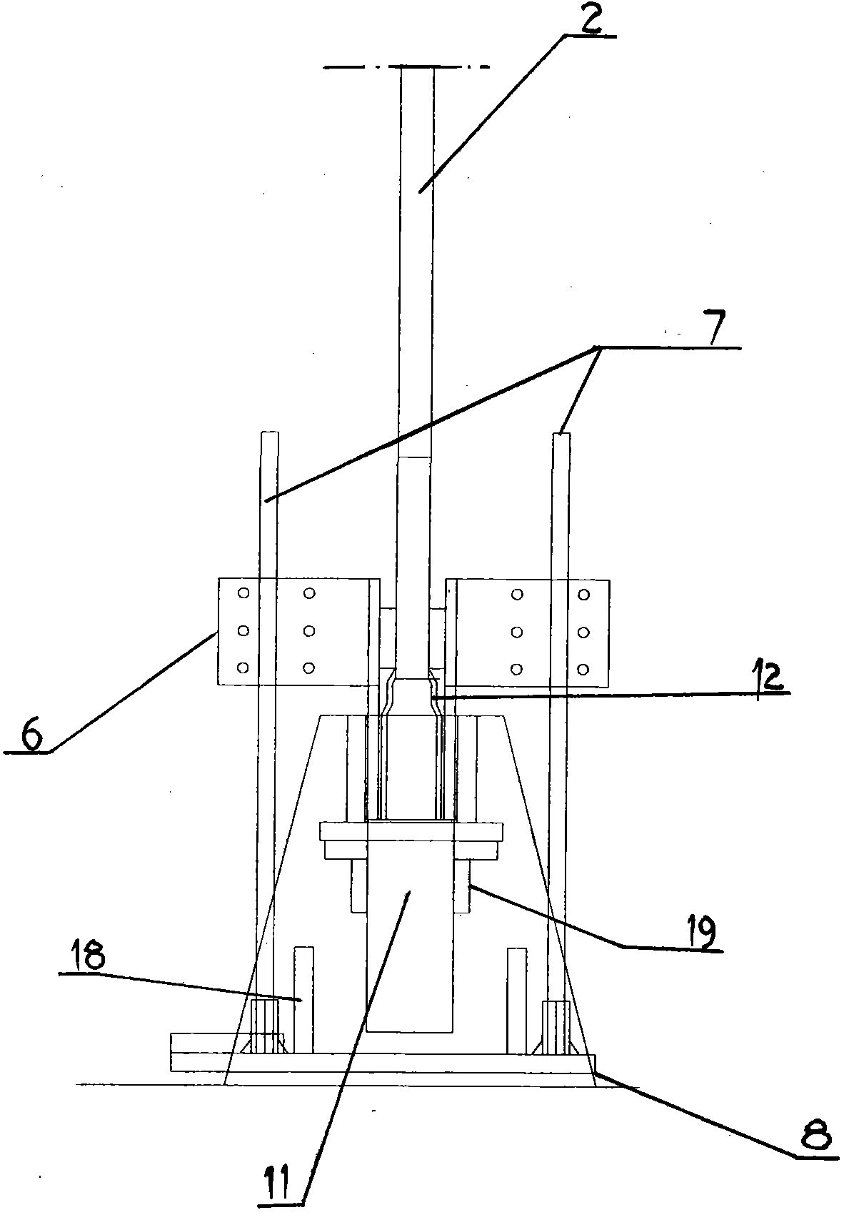 Device for regulating cable force and elevation of sling of suspension bridge