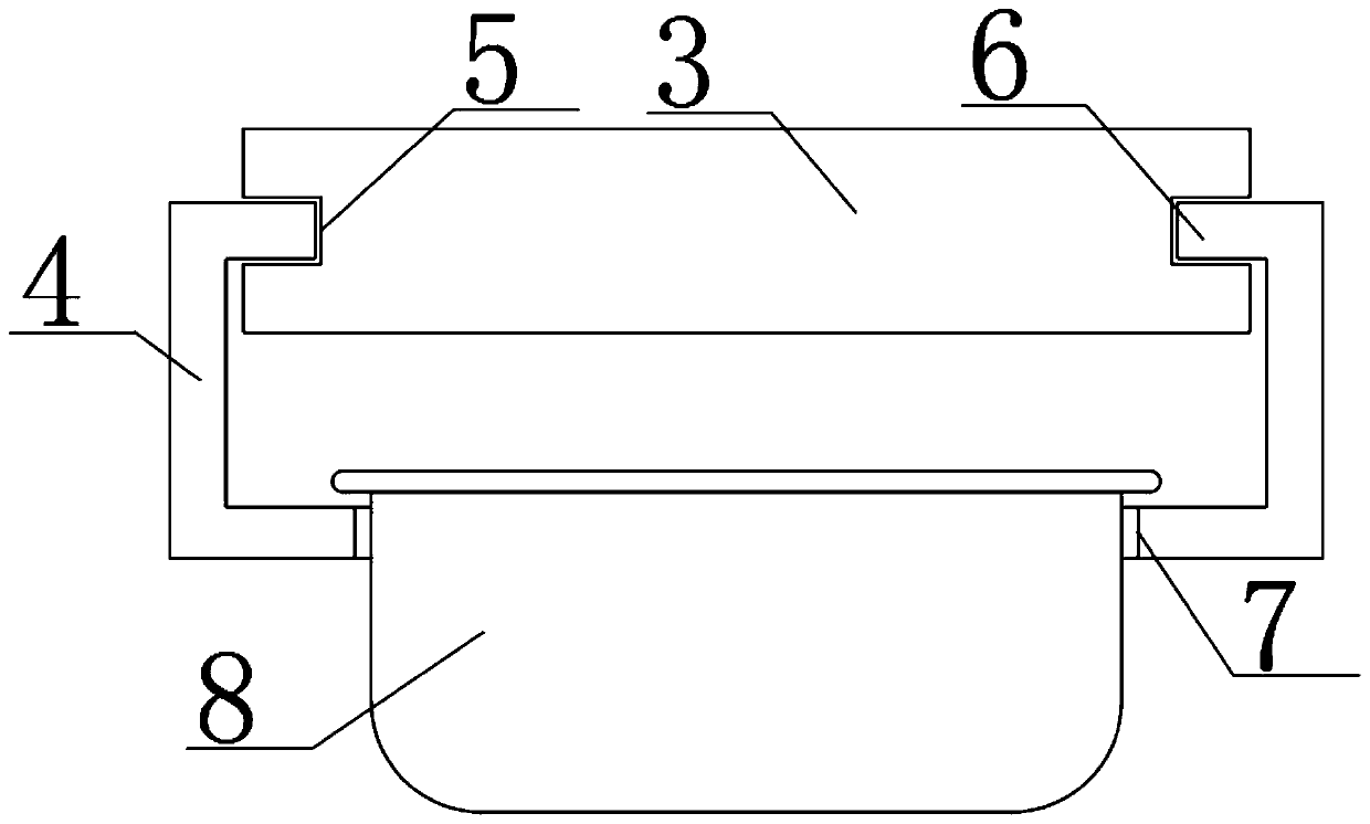 Gynecological operation sickbed