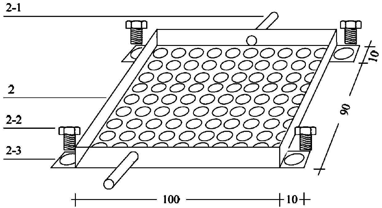 Fine measurement device and method for newly-born plant root system improved soil permeation effect