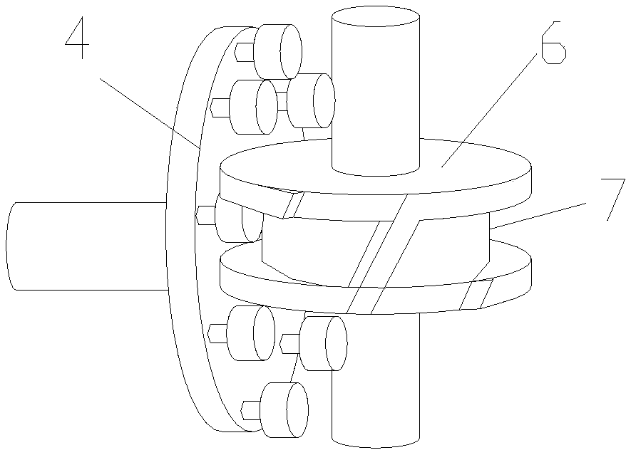 Separating and stirring structure