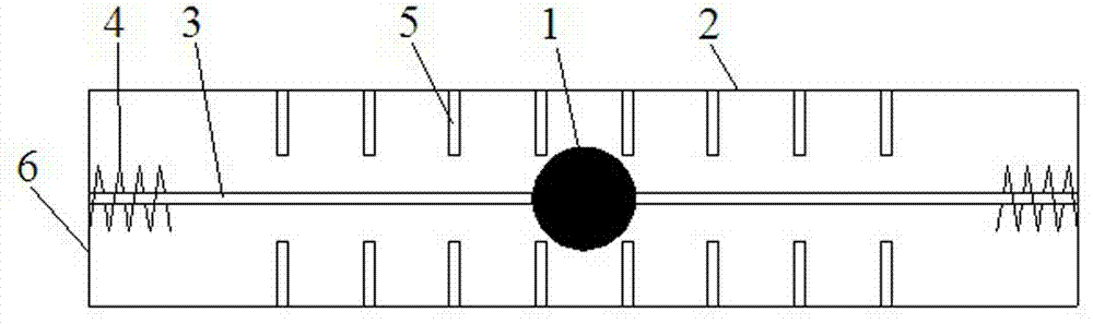 A crash buckling energy dissipation damper