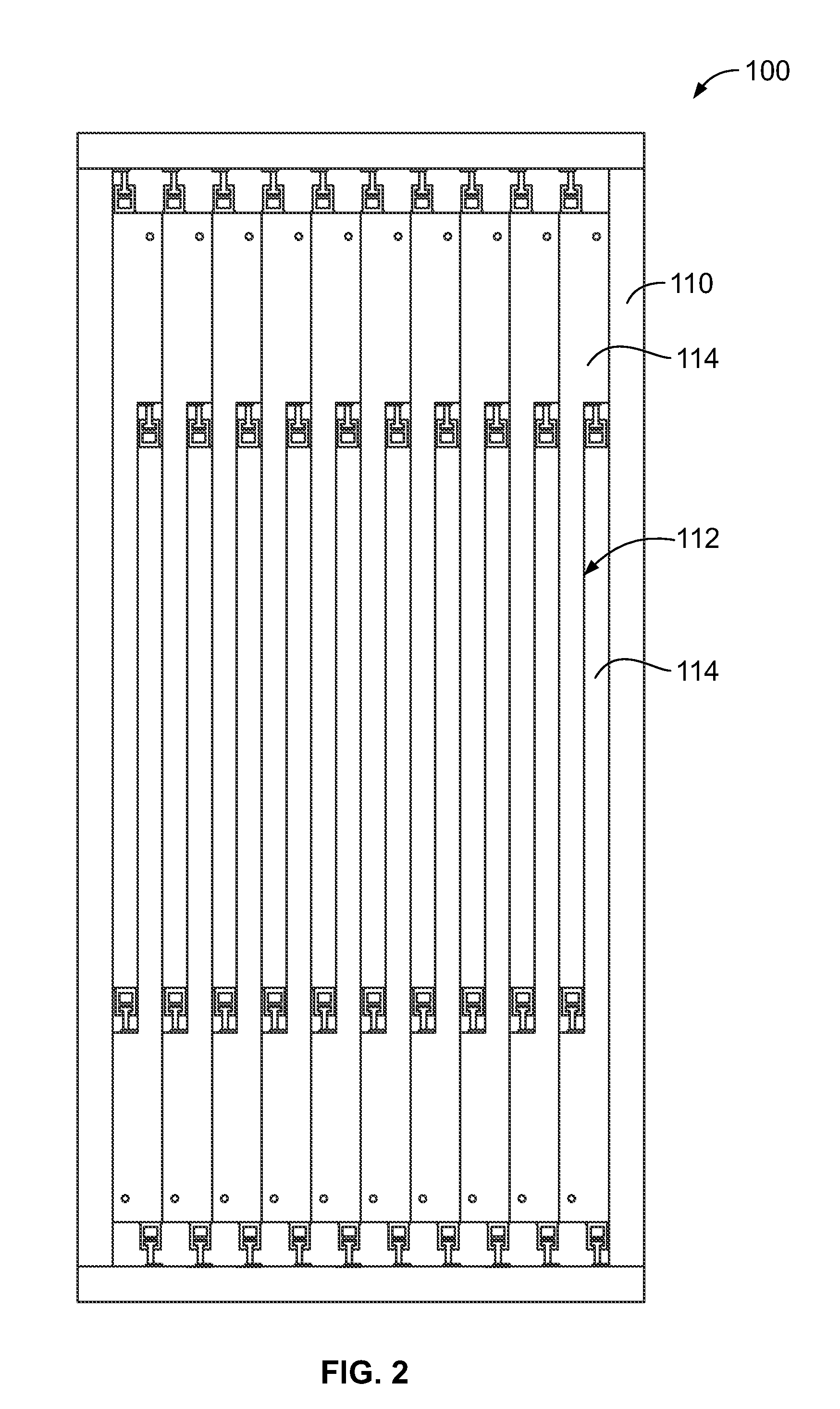 Cabled backplane system having an electromagnetic radiation absorber