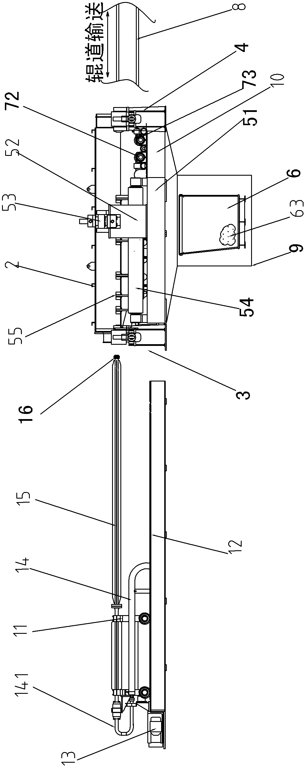 Device for descaling by high-pressure water