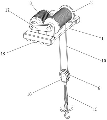 Bridge crane with high-strength main beam