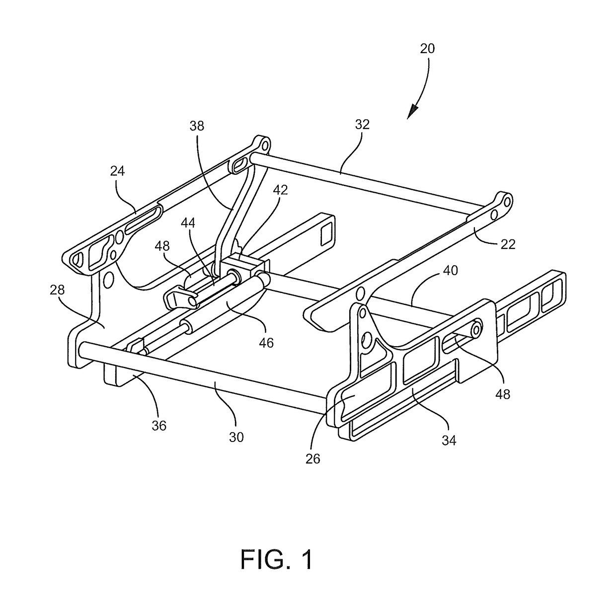 Aircraft seat with occupant weight sensing mechanism to adjust tilt-recline force