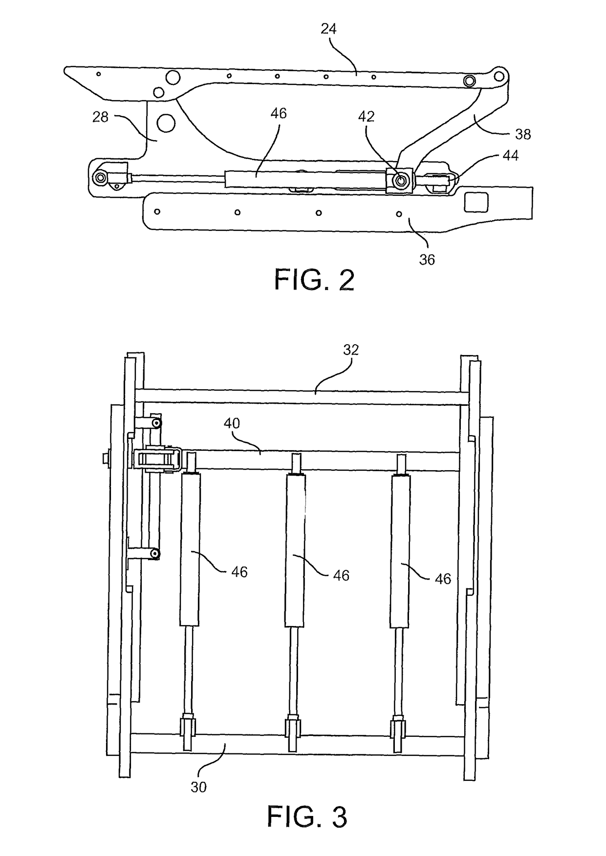 Aircraft seat with occupant weight sensing mechanism to adjust tilt-recline force