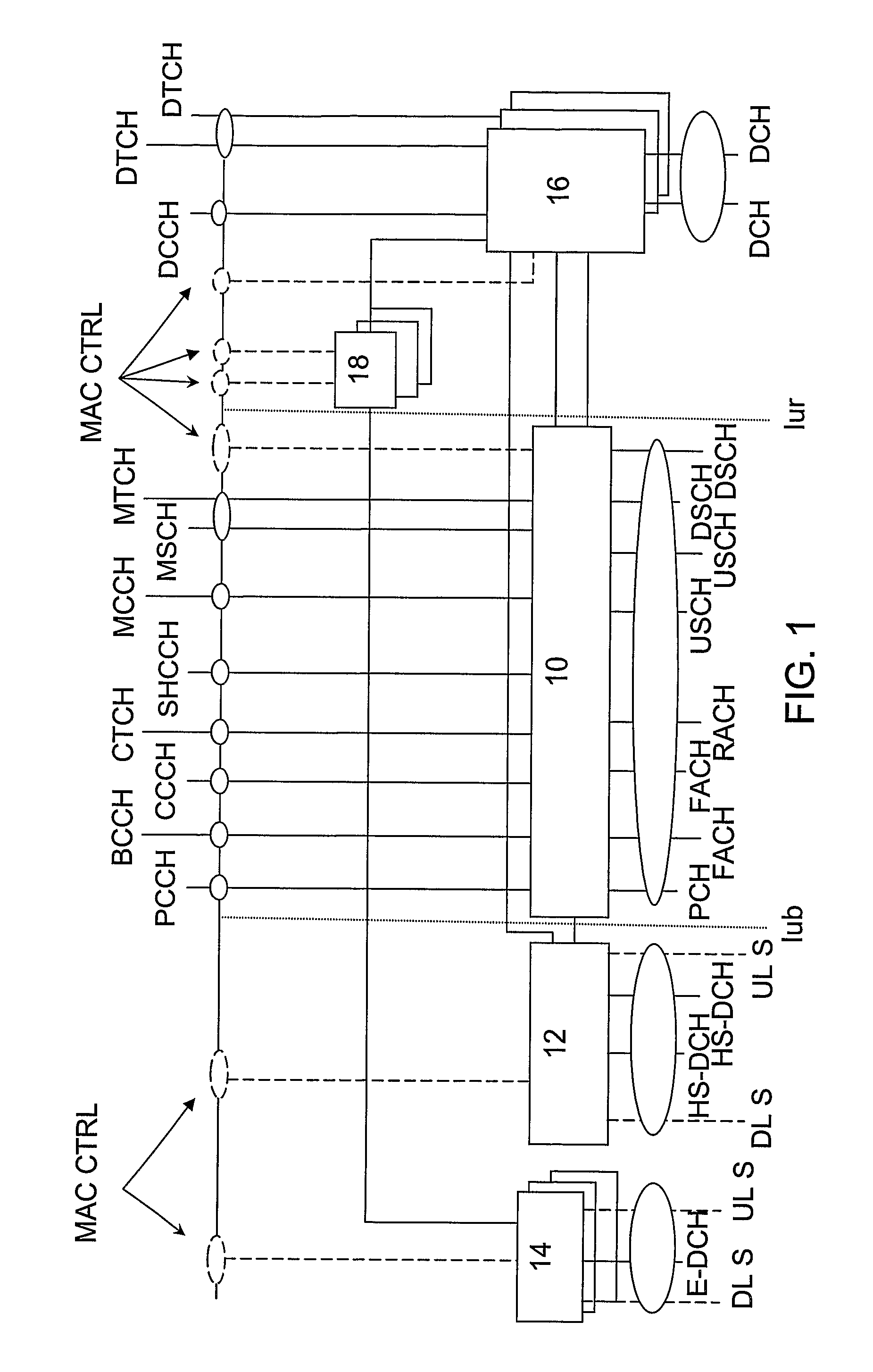 Method for mapping logical channel on shared channel