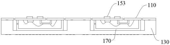 Silicon wheat system packaging structure and preparation method of silicon wheat system packaging structure