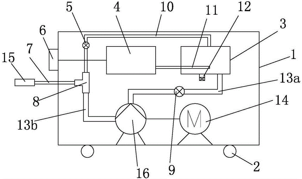 Gas-liquid mixing high-pressure washer