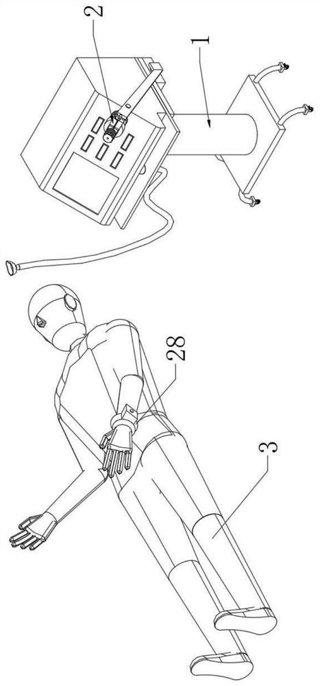 A kind of artificial respirator for respiratory internal medicine nursing