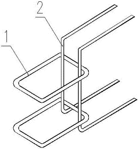 Manufacturing method for prefabricated concrete component with connecting steel bars
