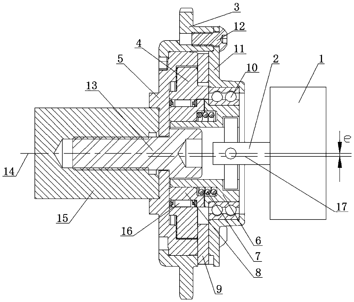 Zero-gear-backlash phase regulator structure